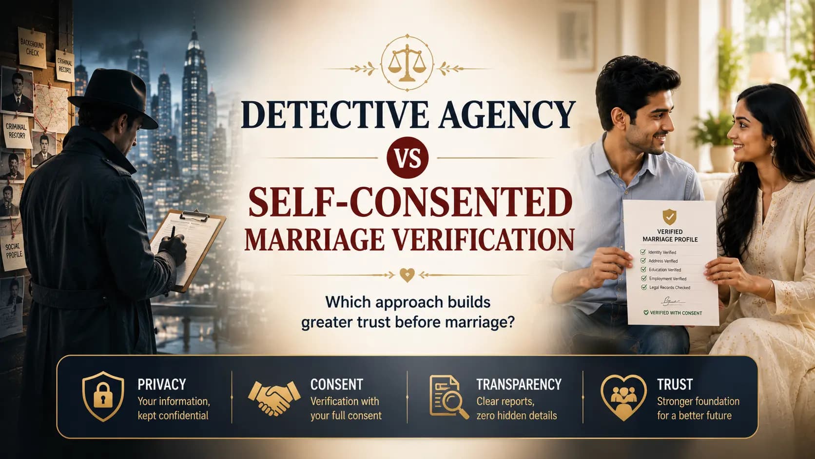Detective Agency vs Self-Consented Marriage Verification: Which Is Better Before Marriage?