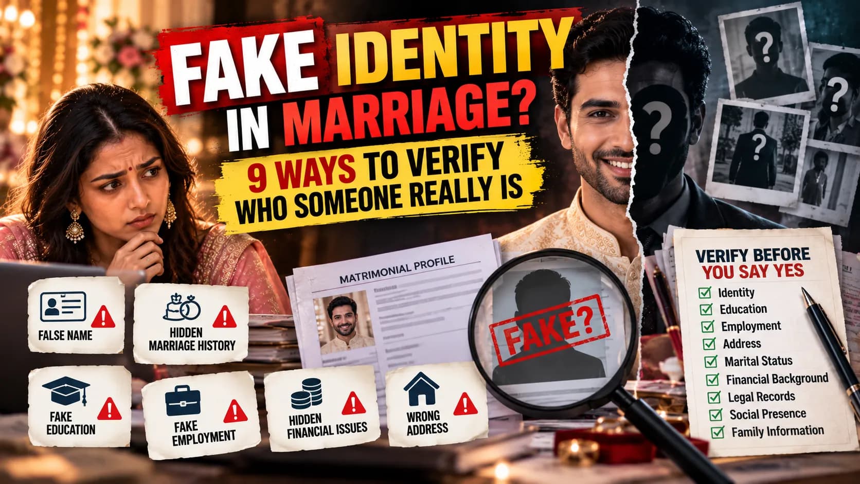 Fake Identity in Marriage: 9 Ways to Verify Who Someone Really Is