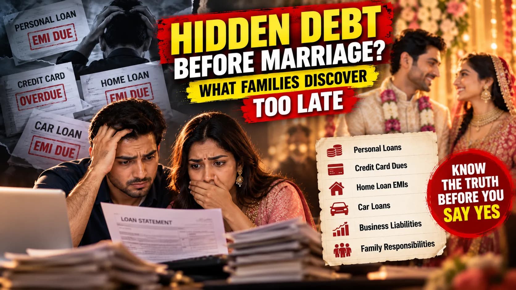 Hidden Debt Before Marriage: What Families Discover Too Late