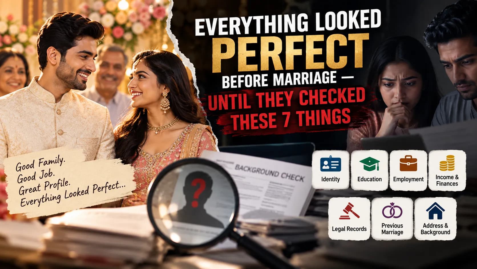 Everything Looked Perfect Before Marriage - Until They Checked These 7 Things